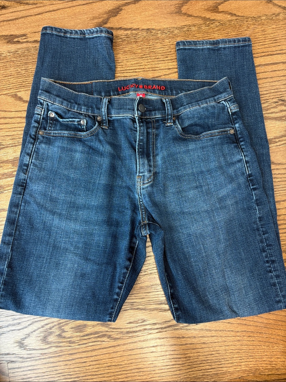 Lucky Brand Men’s 412 Athletic Slim Dark Blue Jeans 30 x 32 30x32